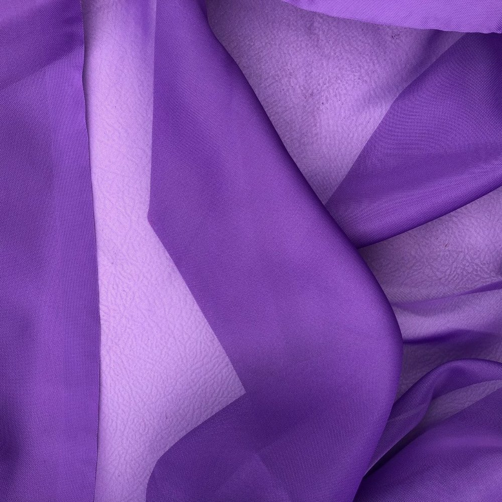 Lavender sheer curtain